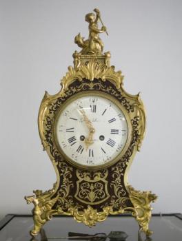 Boulle Uhr - Bronze, Holz - 1860